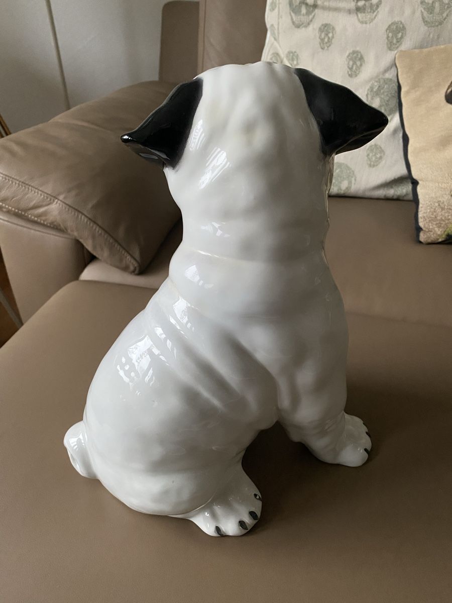 Statuette: Süsser Mops Keramik Figur, Handarbeit, Italien – Usato da Thalwil venduto da Alice015 4