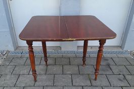 Antik Biedermeier Klapptisch Essentisch Nussbaum 1840-80er