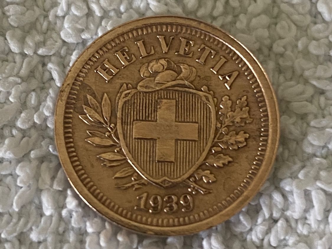 Tutti le monete: 1 centime/rappen 1939 – Usato da Nyon venduto da Ilmi09
