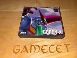 PlayStation Spiel 70's Robot Anime Geppy-X Japan Import