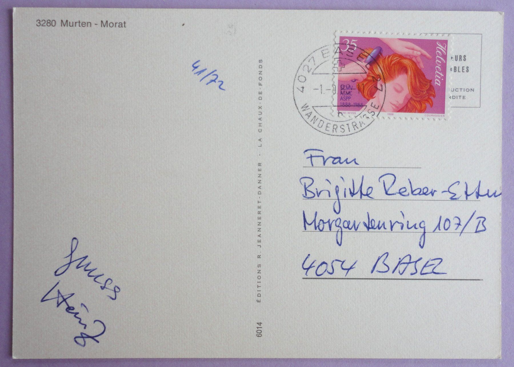 Cartoline postali: Murten - Morat – Usato da Fétigny venduto da Billy2miny 1