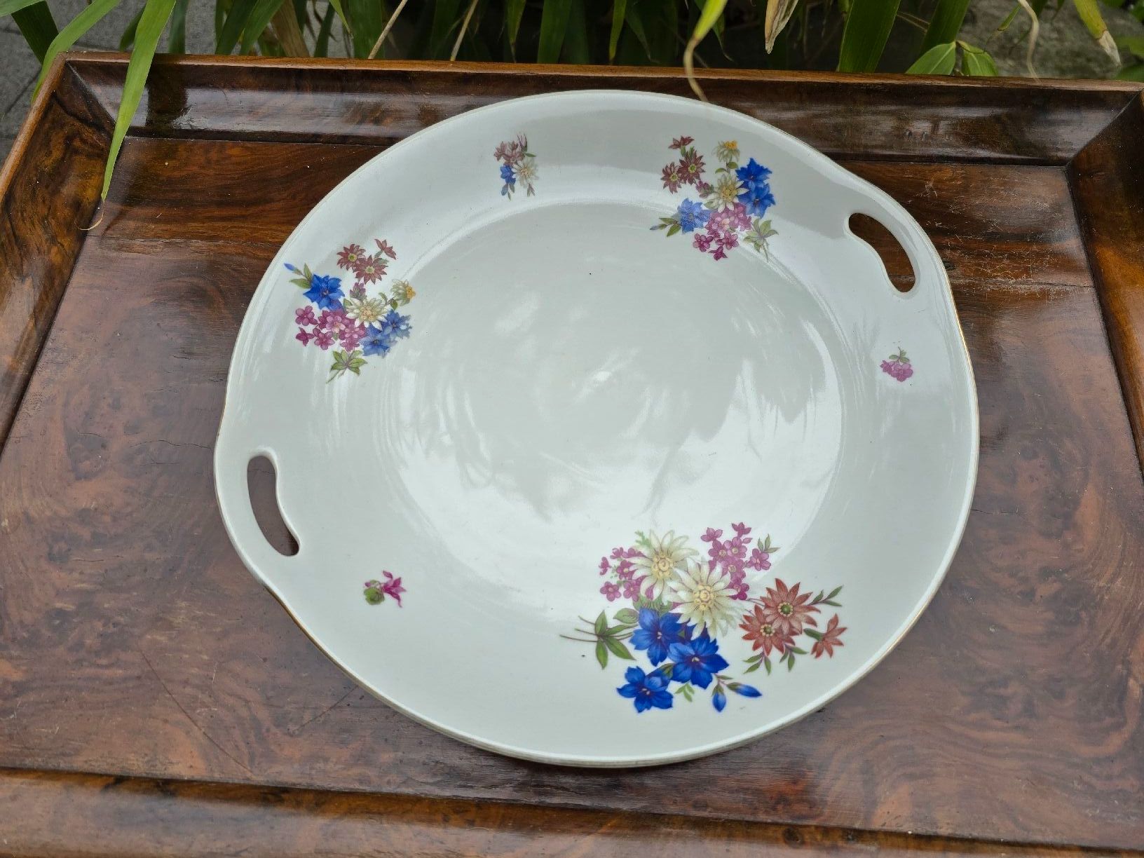 Piatti di portata: Suisse Langenthal Servierplatte, Blumenmuster, Vintage! – Usato da Walkringen venduto da Vanuca