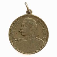 Kaiserreich Medaille v. Lauer Wilhelm II. und Friedrich III.