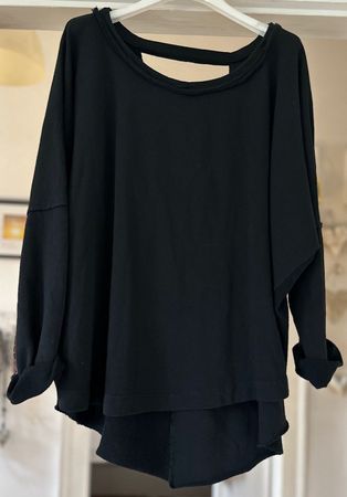 SWEAT-SHIRT EN COTON AVEC DÉTAIL AU DOS ! M