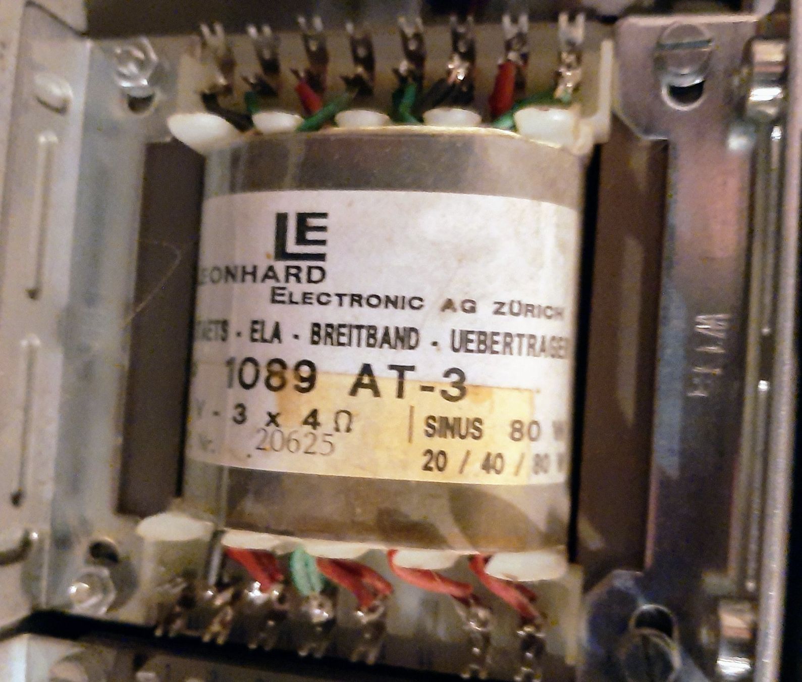 Componenti elettronici: professionelle Audio Leistungs-Transformatoren 100 VOLT – Nuovo (secondo la descrizione) da Zürich venduto da Zurich 5