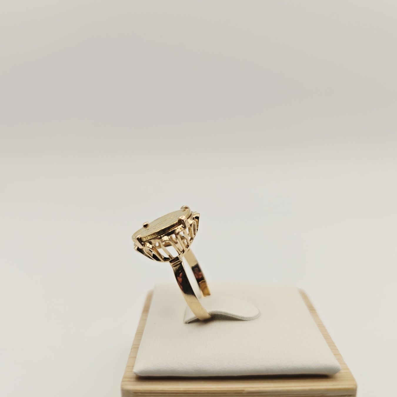 Ringe: Gold Ring 585 Gold 14KT mit 2 Pesos 900 Gold Mexico Gr 51 – Neu (gemäss Beschreibung) aus Stein am Rhein von JuwelierSteinbock.CH 3