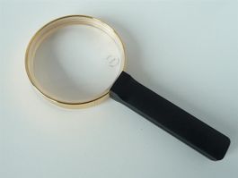 Eschenbach Lupe 2,4x - 5,6 Dioptrien  Schmuckleseglas Gold