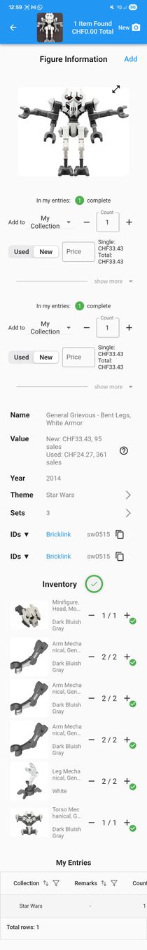 Lego Statuette: LEGO General Grievous – Nuovo (secondo la descrizione) da Küttigen venduto da TheFactor 2