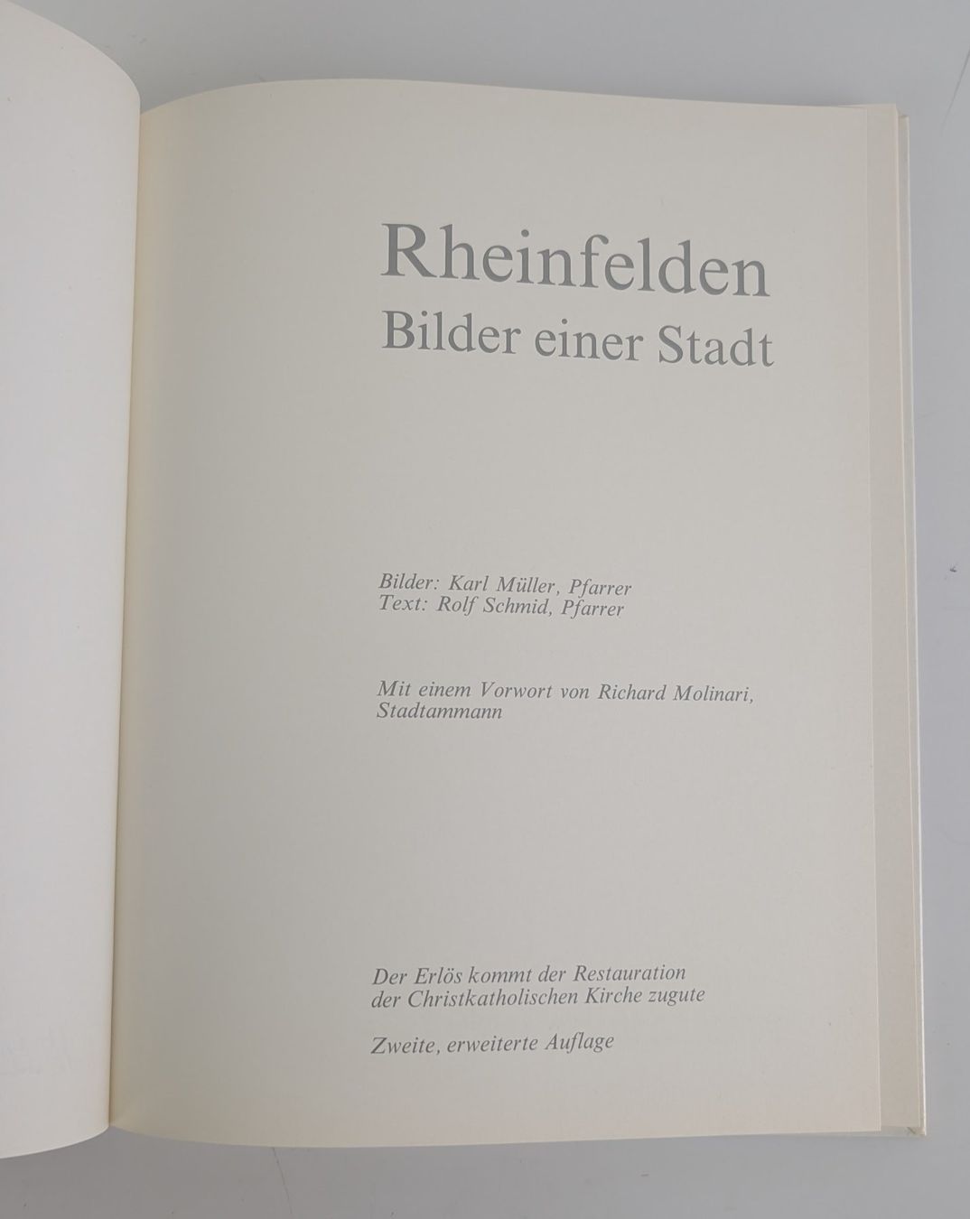 Bücher: Rheinfelden - Bilder einer Stadt. Karl Müller/Schmid. – Gebraucht aus Zürich von axolottchen 4