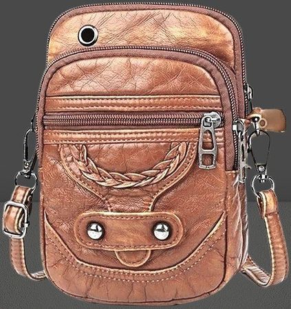 👜 Stilvolle Retro Leder Umhängetasche 👜💫