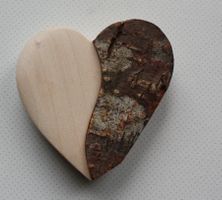 Duftstein Dekoherz aus Holz mit Rinde