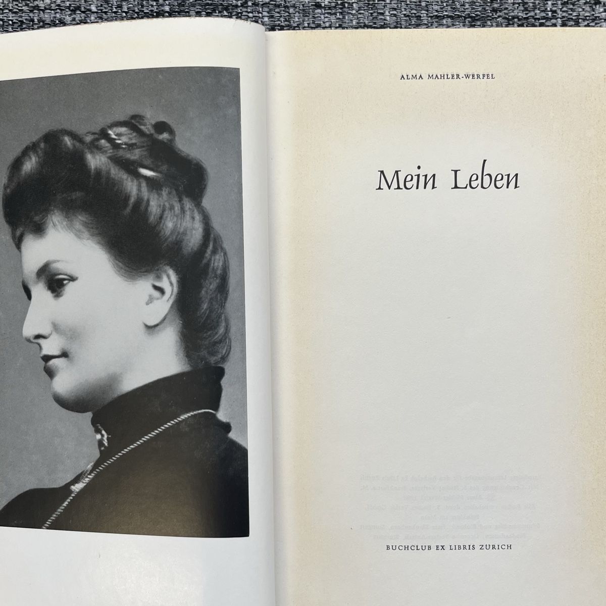 Libri: Alma Mahler-Werfel: Mein Leben – Usato da Schwyz venduto da rs-trend 1