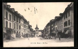 AK Morat, Gd. Rue, 1907