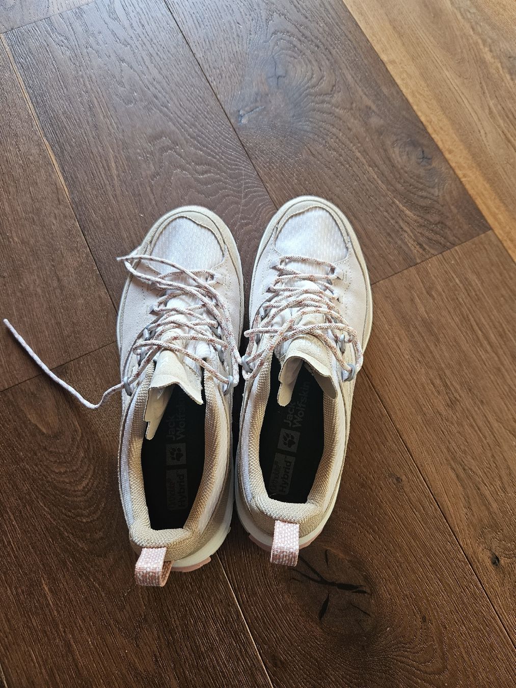 Jack Wolfskin Scarpe da uomo: Jack Wolfskin Wanderschuhe Gr. 42.5 beige Neu – Nuovo (secondo la descrizione) da Feusisberg venduto da Rosy8835