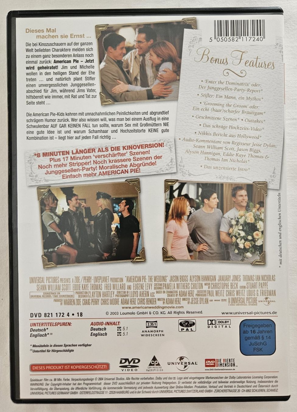 Tutti i DVDs: DVD American Pie die Hochzeit – Usato da Zetzwil venduto da Power4 1