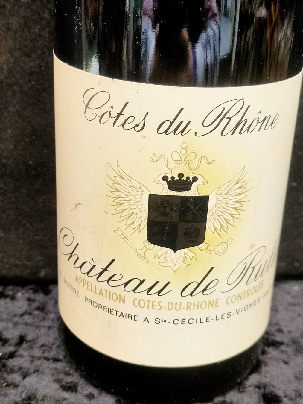 Vino: CÔTES DE RHÔNE CHÂTEAU DE RUTH 1981 – Nuovo (secondo la descrizione) da Genève venduto da Leboucheoreilles 2