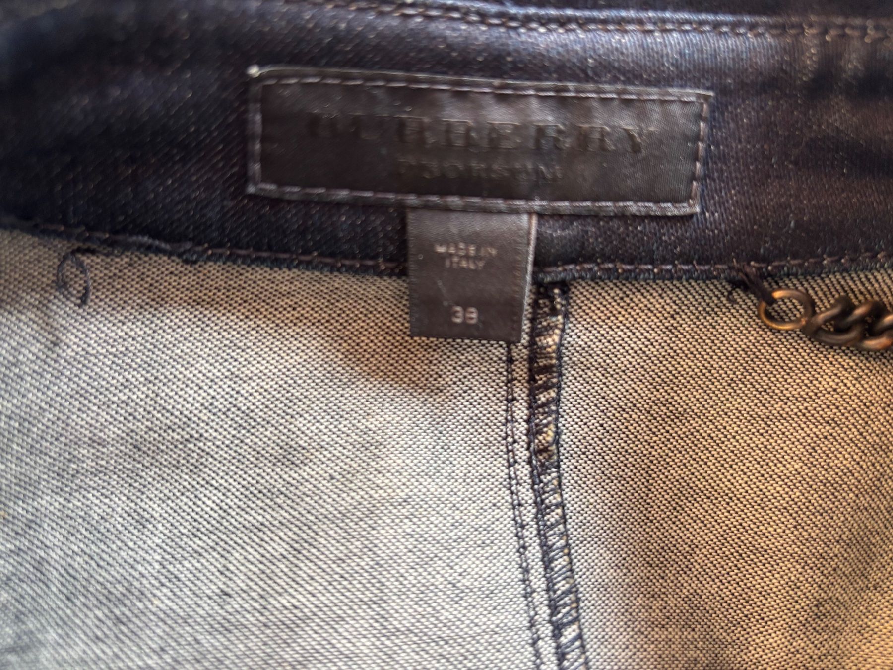 Burberry Giacche: BURBERRY  Denim elast. Blazerjacke dunkelblau 34 IT38 – Usato da Herrliberg venduto da mayfi 6