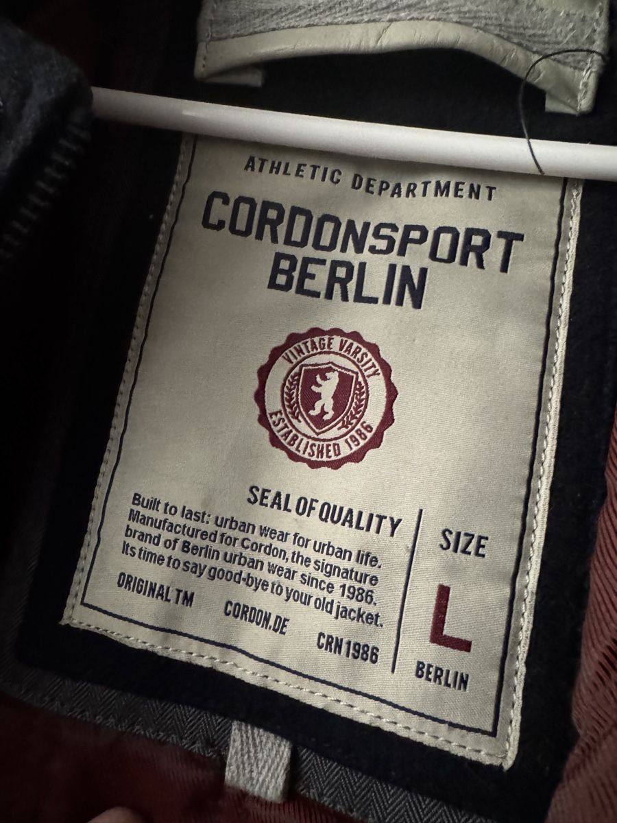 Jacken: Cordon Athletic Bomberjacke schwarz/beige Grösse M – Neu (gemäss Beschreibung) aus Zürich von Ladd 1