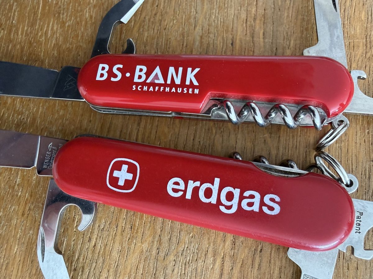 Wenger Coltelli tascabile: 2 Wenger Taschenmesser Sackmesser – Usato da Goldach venduto da Messerguru 2