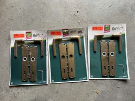 Türbeschläge Messing Norm 78mm ungebraucht