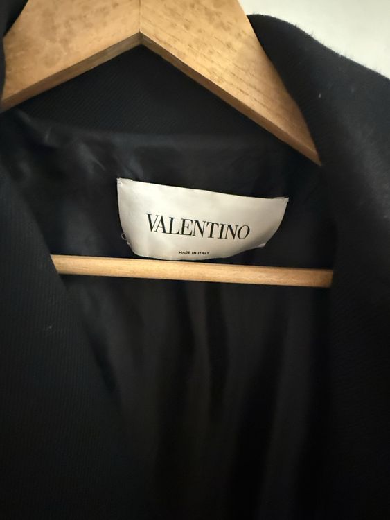 Black Valentino wool coat 44 2