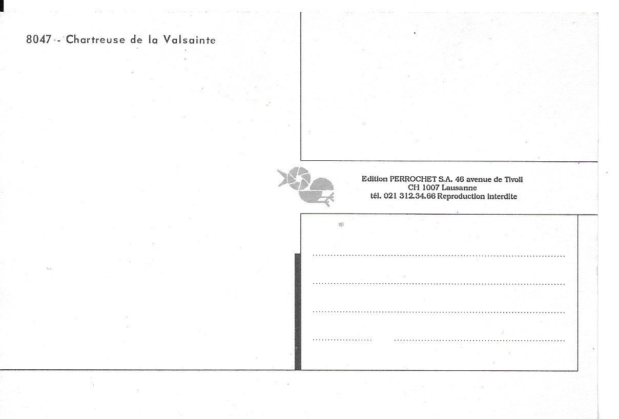 Cartoline postali: Chartreuse de la Valsainte – Nuovo (secondo la descrizione) da Altstätten SG venduto da alpalfa 1