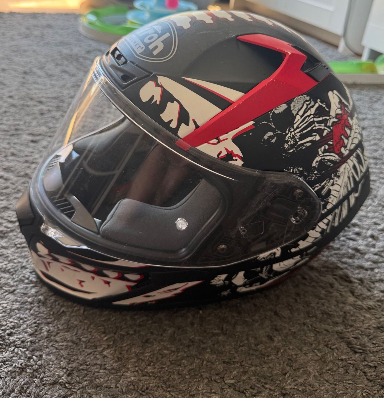 Airoh Caschi & visiere: Airoh Motorcycle Helmet, Full Face, Graphic Design, Size S – Usato da Kloten venduto da andreagosteli1984 2