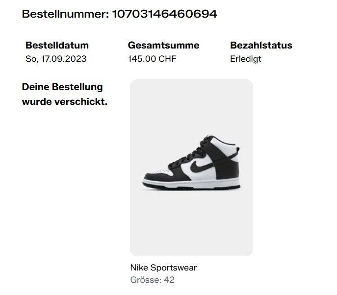 Nike Herrenschuhe: Nike Dunk High Panda Gr. 42 – Gebraucht aus Nussbaumen AG von Stoekli 6