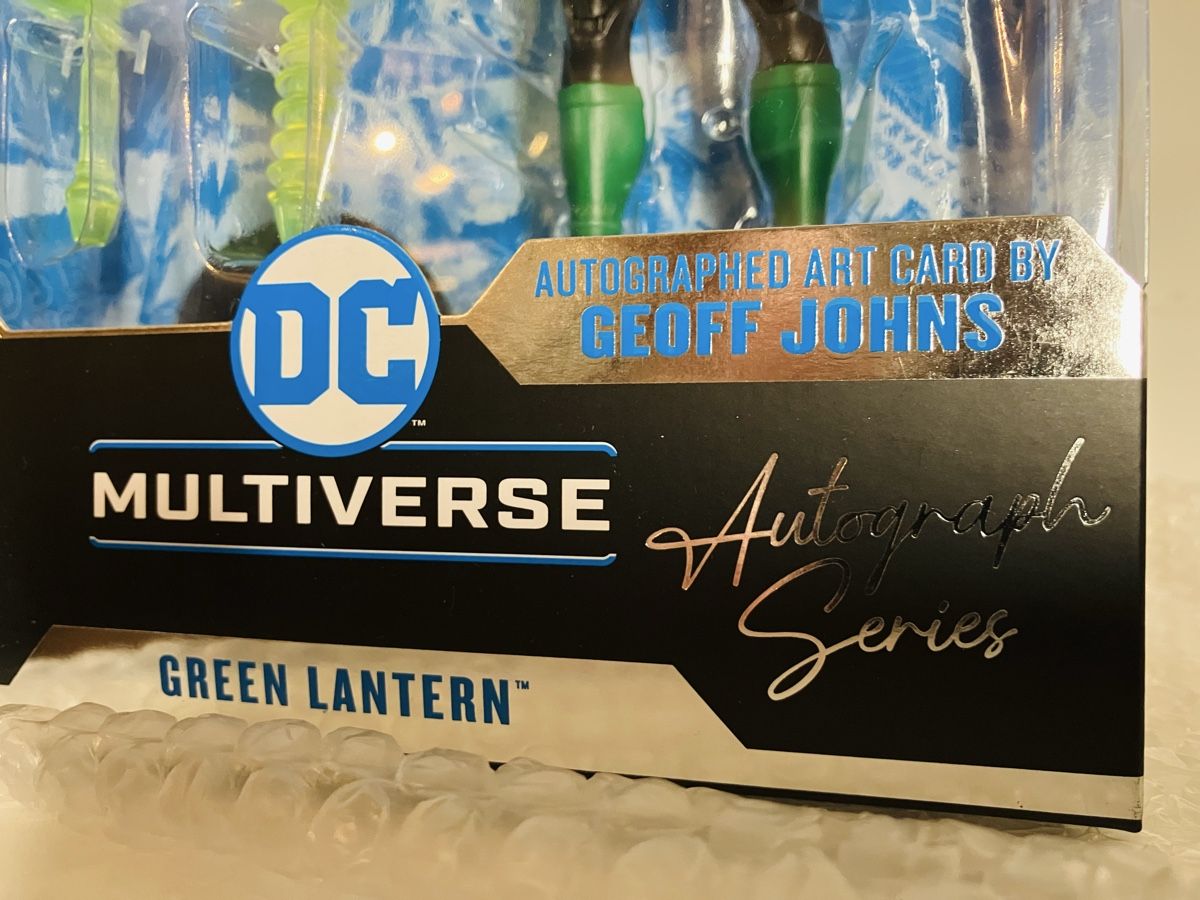 Statuette: McFarlane,DC Multiverse Green Lantern SIGNED by Geoff Johns – Nuovo e nell'imballaggio originale da Gossau ZH venduto da whysoserious 1
