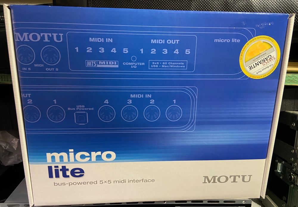 Interface MIDI Motu Microlite 5x5 Neuf Kaufen auf Ricardo