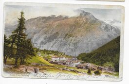 Ansicht Saas-Fee um 1909