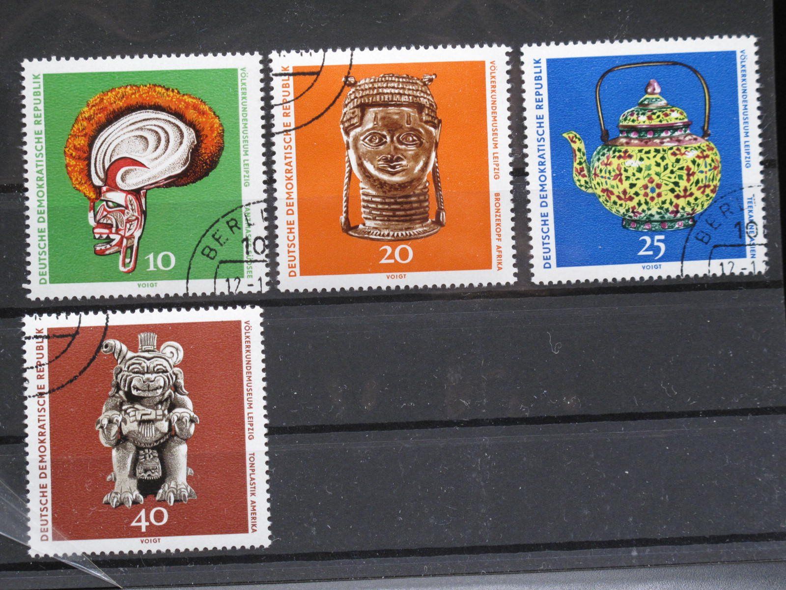 Tutti i francobolli: DDR 1971 Völkerkunde Museum gest – Usato da Wil SG venduto da fva01