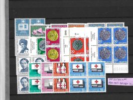 PP ** Viererblöcke 1961 - 1963 Kat: CHF 74.-