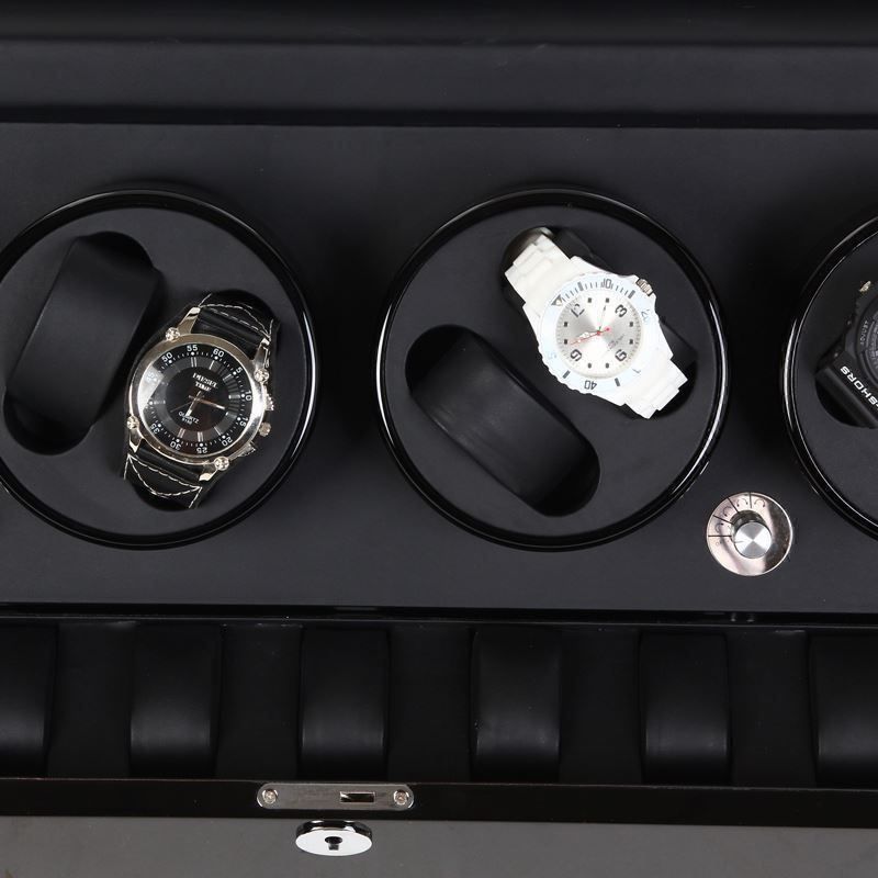 Uhren: Uhrenbeweger Pianolack Uhrenbox 8+9 Uhr – Neu (gemäss Beschreibung) aus Thun von Top32 2