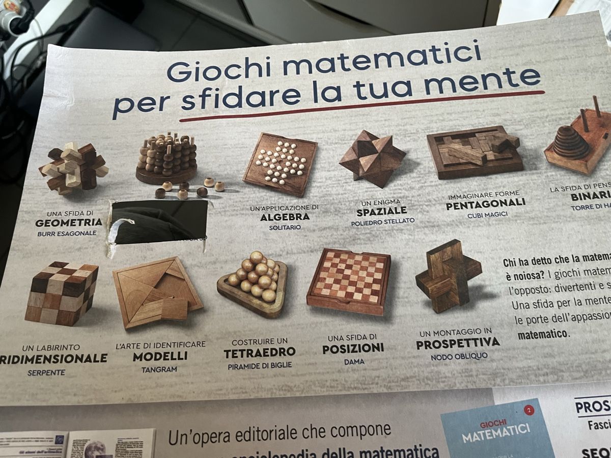 Giochi: Giochi Matematici Burr Esagonale - Impara Giocando! – Nuovo e nell'imballaggio originale da Chiasso venduto da fairy81 3