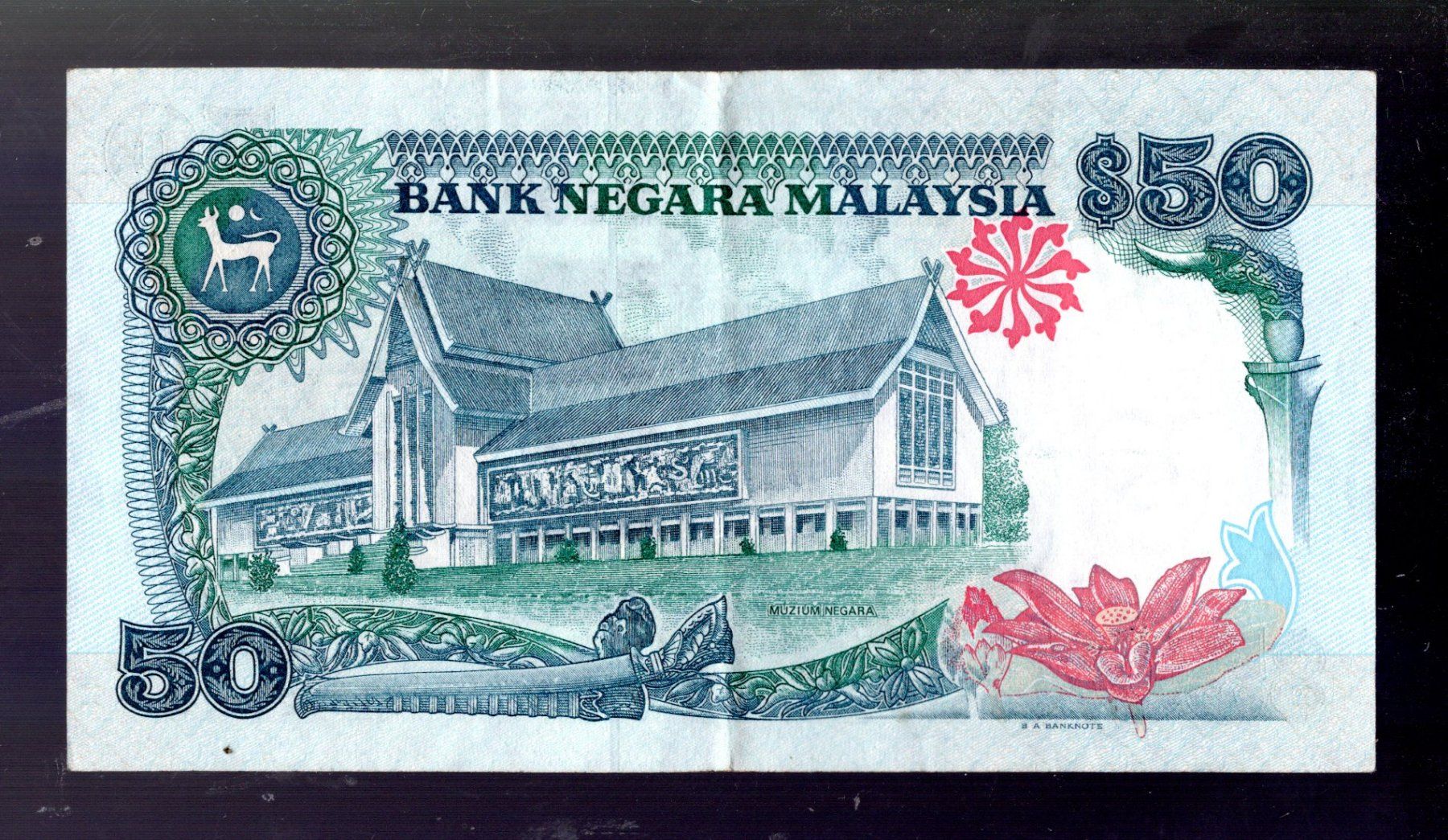 Banconote: Malaysia 50 ringgit scarce – Usato da Leibstadt venduto da baroc333 1