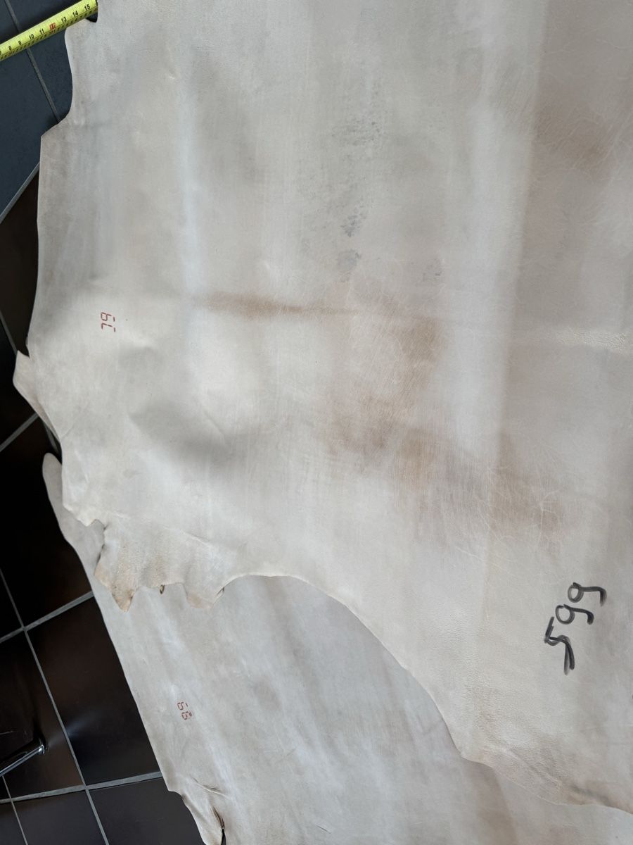 Stoffe: Klassisches hellbraunes pflanzlich gegerbtes Leder, 1,1 mm – Neu (gemäss Beschreibung) aus Veyras von ValClasse 4