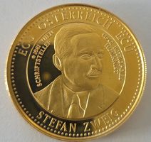 Münze Österreich 10 ECU Stefan Zweig 1992