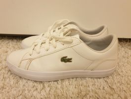 Baskets Lacoste, 37, blanches, très bon état