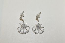Ohrstecker/Ohrhänger aus Sterling Silber, Neu