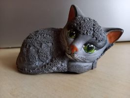 Seltene Keramik Katze Deko, Vintage, Sammlerstück ,