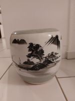 Japanischer Hibachi / Uebertopf, Keramik weiss