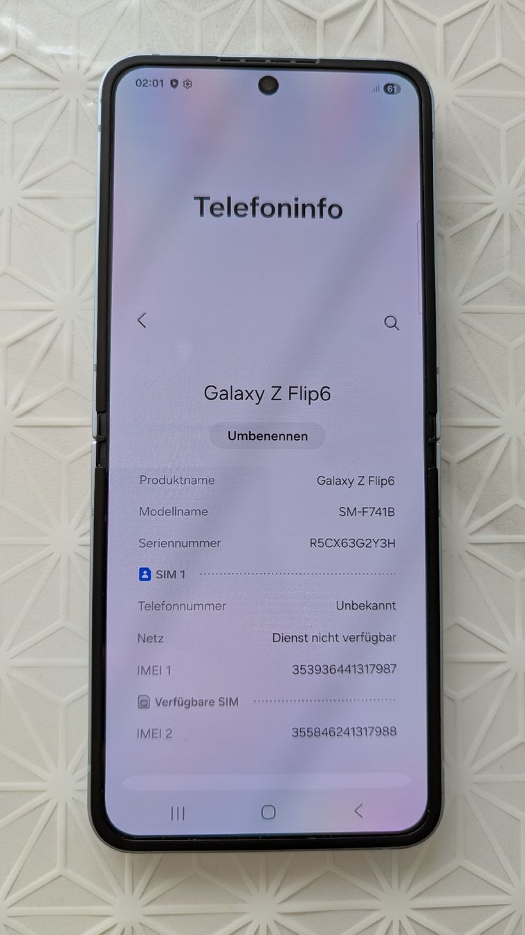 Samsung Portables: Samsung Galaxy Z Flip6 - Top Zustand – D'occasion à Thun par Refit-Zone 2