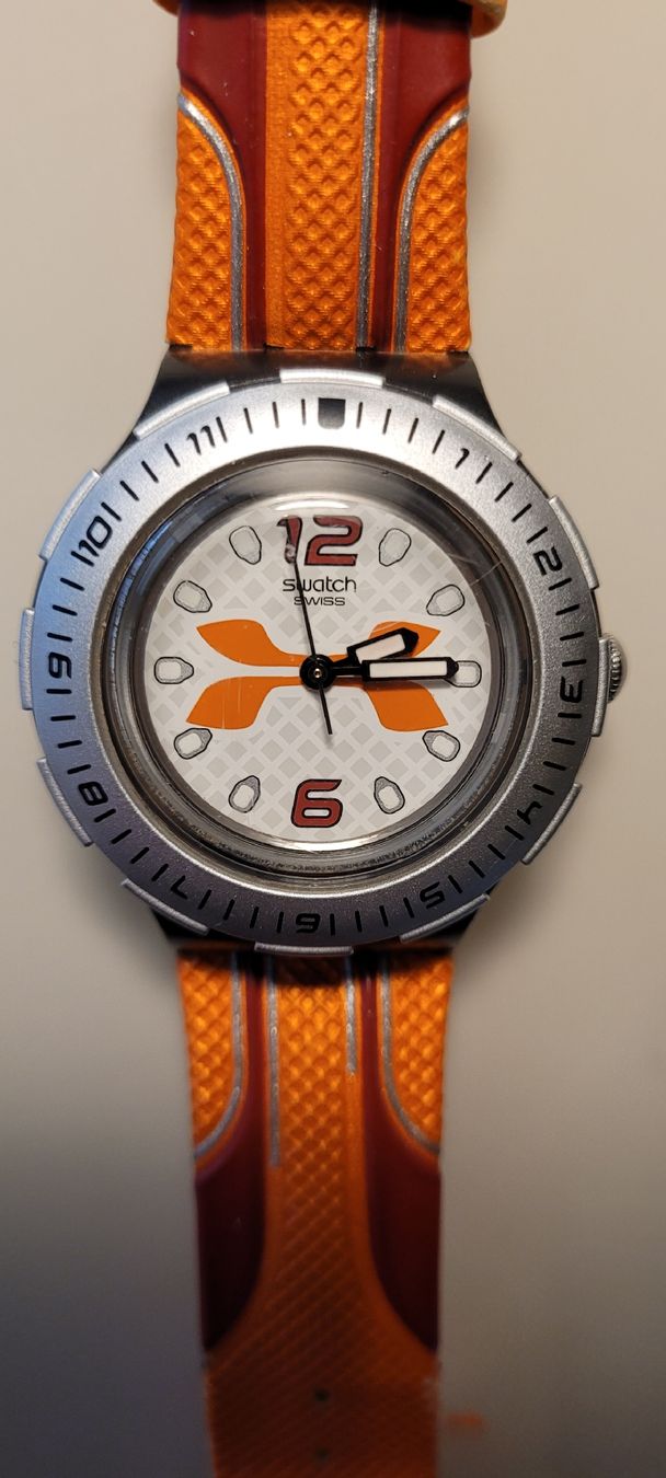 Swatch Orologi: Swatch Scuba 200 Access ORANGE – Usato da Rüschlikon venduto da Dave830