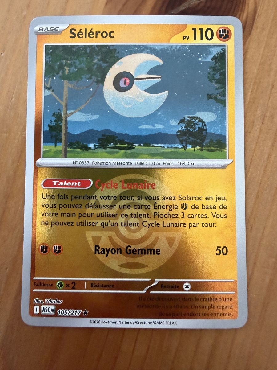 Pokémon Carte collezionabili: Séléroc (ASC105) – Nuovo (secondo la descrizione) da Vevey venduto da Matx