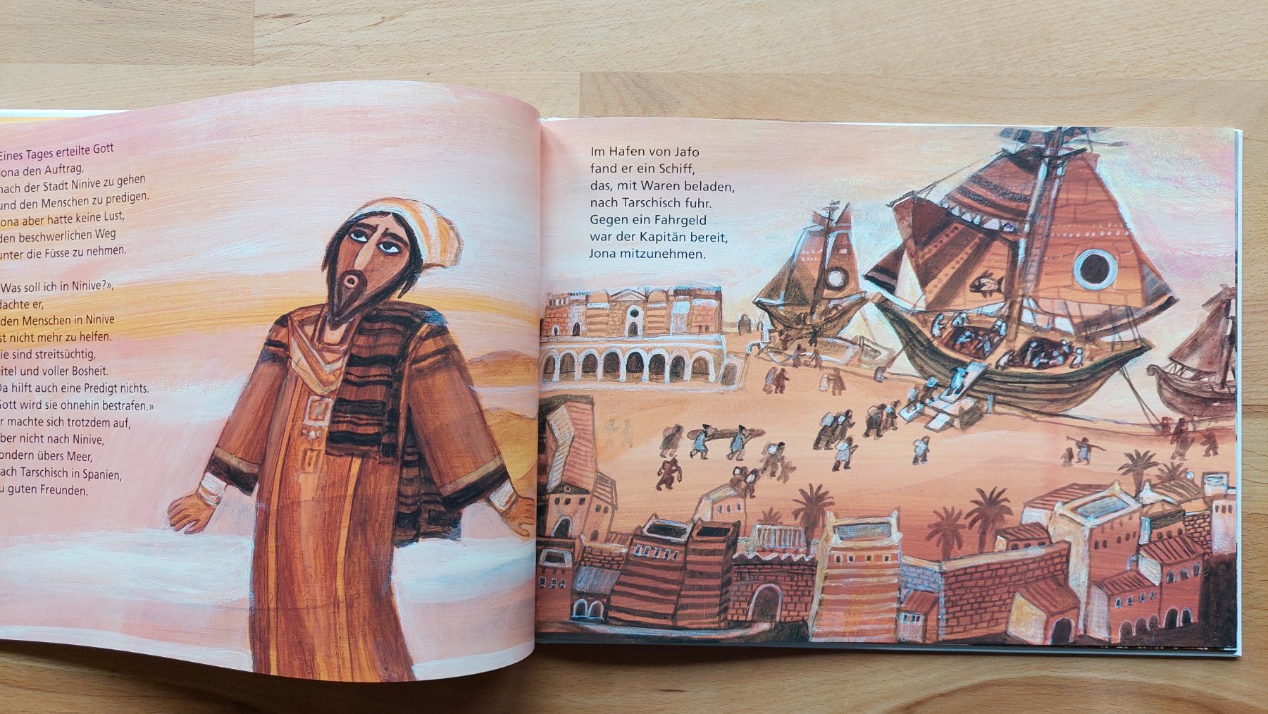 Libri: Jona Eine Geschichte von Max Bolliger / Stepan Zavrel – Usato da Obfelden venduto da Foto_Bild_Kunst_Buch 3