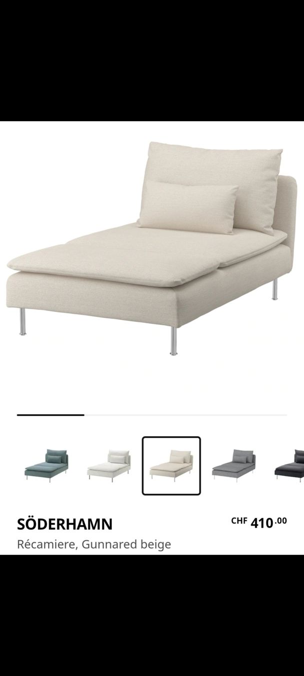 Ikea Sofas: Söderhamn Ecksofa BEZUG Gunnared Beige – Gebraucht aus Sursee von Cynthia7889 1