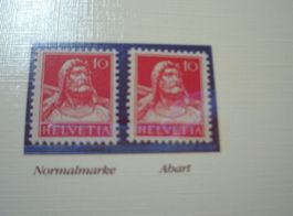 Abart Tellbrustbild, 1914, **, Querstrich bei H, Z126I + II