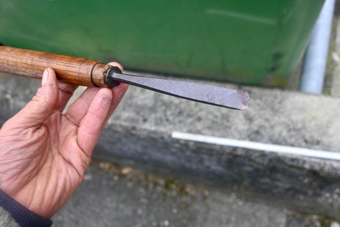Alle Werkzeuge: ANTIKER mit langem stiel STECHBEITEL länge 29cm "scharf" – Gebraucht aus Pfaffhausen von mono_rec 6