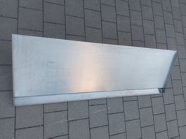 Edelstahl Ablage Gastro - Küche -Tisch mit Ablauf 160x54cm